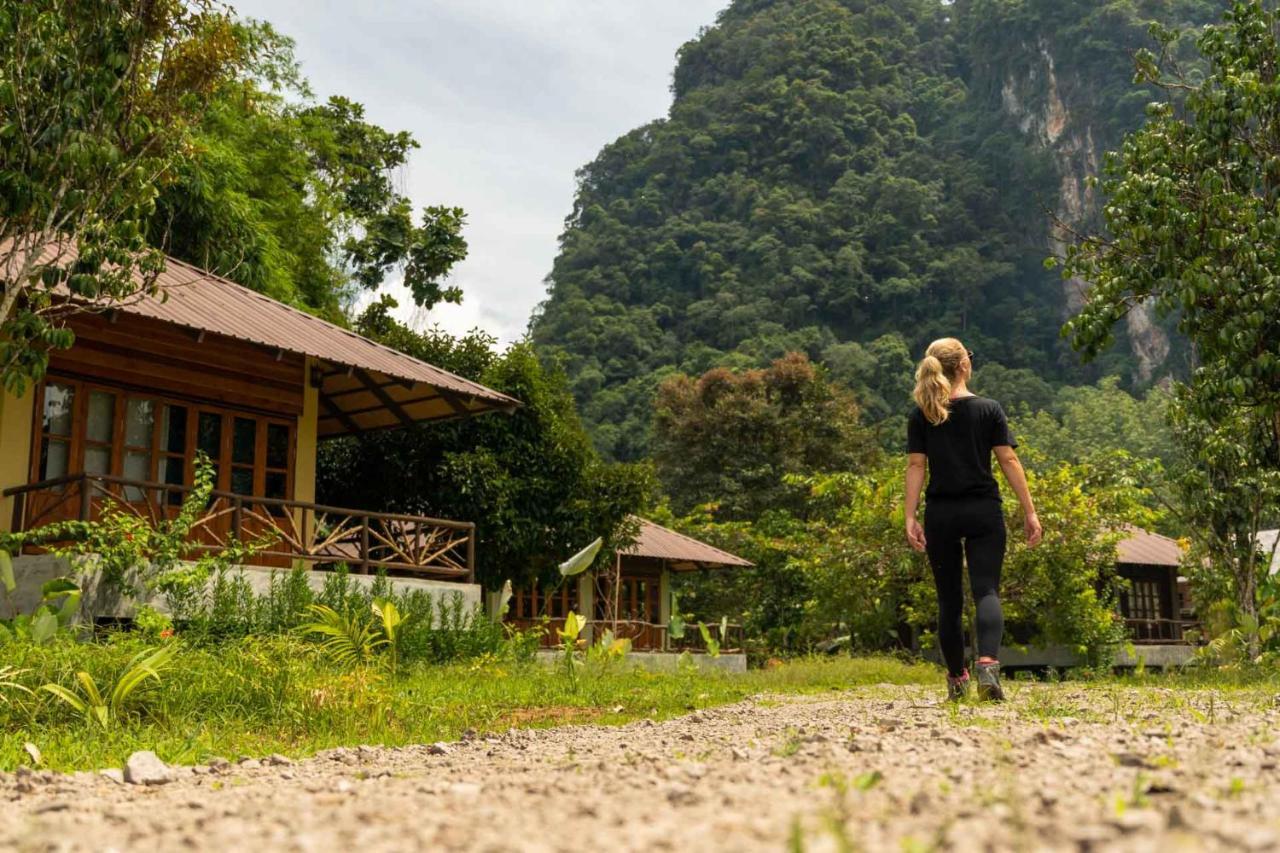 Monkey Mansion - Jungalows & Tours Khao Sok National Park Esterno foto