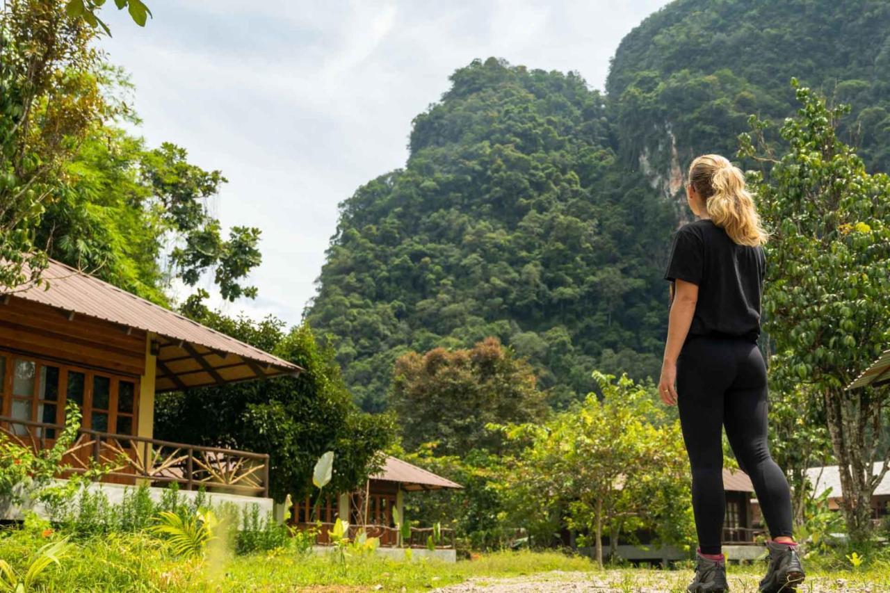 Monkey Mansion - Jungalows & Tours Khao Sok National Park Esterno foto
